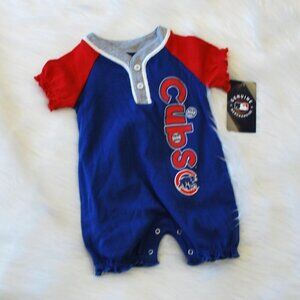 NWT (A1) Chicago Cubs Onesie Baby Red Blue Multiple Sizes